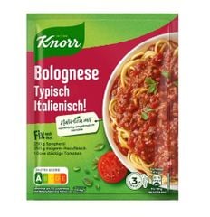 KNORR FIX BOLOGNESE  - Gia vị sốt mỳ Ý vị Bò băm truyền thống, 3 phần ăn