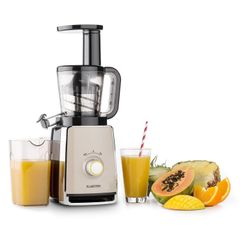 KLARSTEIN - Máy ép trái cây tốc độ chậm 150W 32V/p, màu crom - Sweetheart Entsafter Slow Juicer