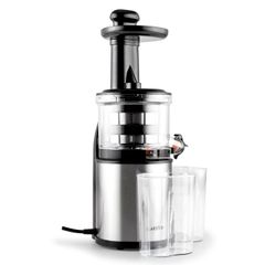 KLARSTEIN - Máy ép trái cây tốc độ chậm 200W 80v/p màu bạc - Flowjuicer Entsafter Slow Juicer  Edelstahl