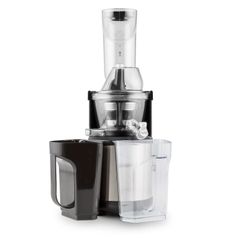 KLARSTEIN - Máy ép trái cây tốc độ chậm 400W 60v/p màu ghi - Fruitberry Slow Juicer Edelstahl