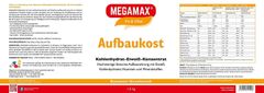 MEGAMAX Aufbaukost Banane  - Sữa bổ sung sức khỏe, vị Chuối, hộp 1500g