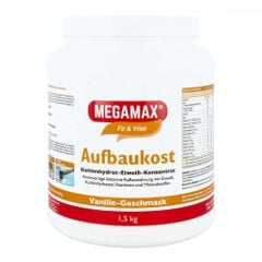 MEGAMAX Aufbaukost Vanilla - Sữa bổ sung sức khỏe, vị Vani, hộp 1500g
