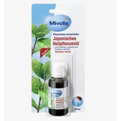 MIVOLIS - Tinh dầu bạc hà Nhật bản điều trị đau chướng bụng, bệnh đường hô hấp trên và đau cơ, 30 ml
