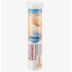 MIVOLIS - Bổ sung Canxi, tăng cường cho xương và răng, lọ 20 viên sủi