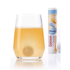 MIVOLIS - Bổ sung Canxi, tăng cường cho xương và răng, lọ 20 viên sủi