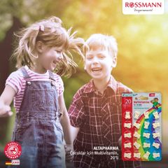 ALTAPHARMA Multivitamin fur Kinder - Vitamin tổng hợp cho trẻ em dạng kẹo, vỉ 20 viên A-Z