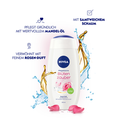 Nivea Blütenzauber - Sữa tắm hương hoa dưỡng ẩm cho da thơm và mềm mịn, 250ml