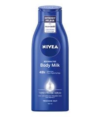 NIVEA Body Milk 48h - Sữa dưỡng thể tăng cường dưỡng chất với dầu hạnh nhân và vitamin E, 400 ml