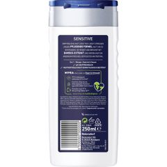 NIVEA MEN 3in1 - Pflegedusche Sensitive - Sữa tắm gội chiết xuất tre, làm dịu cơ thể, 250ml