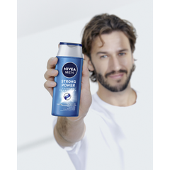 NIVEA MEN Strong Power Shampoo - Dầu gội Nivea Men sạch và mượt tóc, chai 250ml