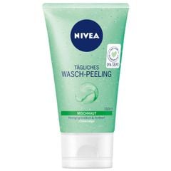 NIVEA Wasch Peeling - Gel rửa mặt và tẩy da chết, tuýp 150 ml