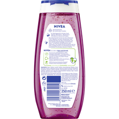 NIVEA Duschgel Waterlily & Oil - Sữa tắm tẩy da chết, sáng da tinh dầu hoa súng,  chai 250 ml