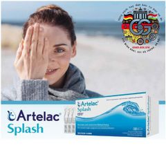 ARTELAC Splash EDO - Dung dịch điều trị khô rát, cay mắt, đau mắt, đỏ mắt, hộp 60 lọ x 0.5ml/lọ