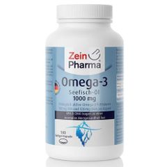 ZEIN Omega-3 Seefischöl 1000 - Dầu cá biển hỗ trợ mắt, tim mạch, duy trì mức lipid máu và chống stress - Hộp 140 viên