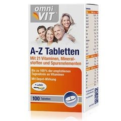 OMNIVIT A-Z Tabletten - Viên nén bổ sung Vitamin tổng hợp và khoáng chất, hộp 100 viên