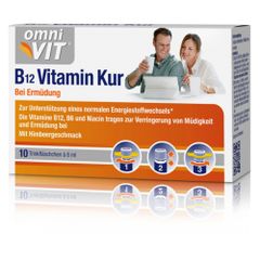 VITAMIN B12 - Vitamin bổ sung chế độ ăn uống, phục hồi sức khỏe - OmniVIT, hộp 10 lọ 8ml