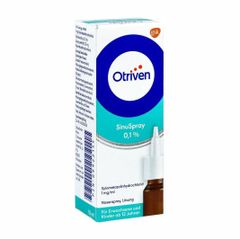 OTRIVEN 0,1% SinuSpray - Thuốc xịt mũi chống nghẹt và viêm xoang cho người lớn và trẻ từ 12 tuổi, lọ 10ml