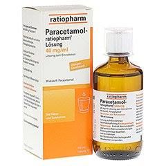 Paracetamol Losung 40mg - Siro hạ sốt cho trẻ từ 6 tháng tuổi và trẻ nhỏ, chai 100ml