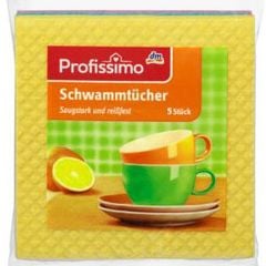 KHĂN ĐA NĂNG VẢI XỐP Profissimo, 5 miếng/ gói