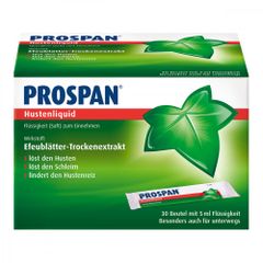 Prospan Hustenliquid 30 gói - Thuốc ho thảo dược - Hộp 30 gói 5ml