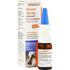 RATIOPHARM Nasen Spray - Xịt mũi điều trị sổ mũi, nghẹt mũi, viêm xoang và viêm ống tai cho người lớn