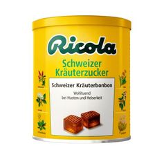 RICOLA Schweizer Krauterzucker - Kẹo ngậm ho Hương thảo mộc, hộp 250gr