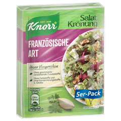 Knorr Salatkrönung Französiche Art - Gia vị trộn salat dầu giấm phong cách Pháp, set 5 gói