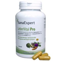 Thuốc hỗ trợ cho gan, mật, SanaExpert LeberVital Pro - lọ 120 viên
