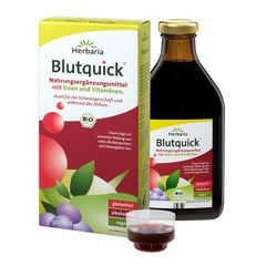 Blutquick Herbaria - Siro bổ sung SẮT và VITAMIN, lọ 250ml