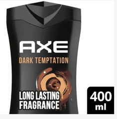 AXE Dark Temptation Duschgel - Sữa tắm hương Gỗ và Socola, 400ml