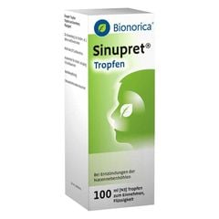 Sinupret Tropfen - Tinh chất điều trị viêm mũi, viêm xoang cấp tính, 100ml