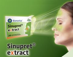 SINUPRET Extract - Thảo dược điều trị viêm xoang từ 12 tuổi trở lên, hộp 20 viên nén