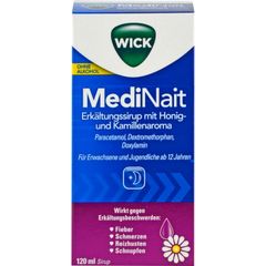 WICK MEDINAIT - Siro trị ho, cảm lạnh, cảm cúm, lọ 120ml