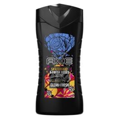 AXE SKATEBOARD & FRESH ROSES - Sữa tắm nước hoa hương Gỗ và Hoa Hồng, 250ml