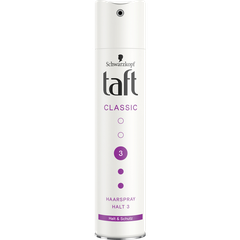 TAFT CLASSIC HAARLACK - Xịt tóc cổ điển giữ nếp mức 3, lọ 250ml