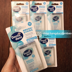 DONTODENT Brush Sticks- TĂM XỈA RĂNG Y TẾ , hộp 150 chiếc.