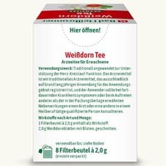 Hỗ trợ tuần hoàn máu và chức năng tim mạch, Bad Heilbrunner, Trà dược liệu hộp (8 gói x 2g).