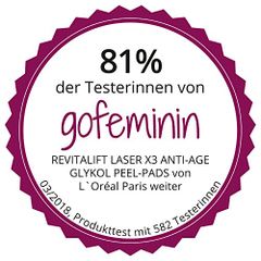 L'Oreal Paris - Miếng đệm nâng cơ, tẩy da chết, se khít lỗ chân lông - Revitalift Laser X3 Anti-Age Glykol Pads, 30 miếng