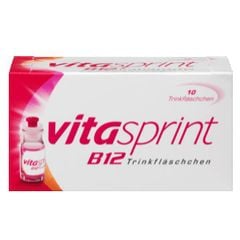 VITASPRINT B12 Trinkfläschchen - Hỗ trợ thần kinh, tăng sức khỏe, tăng sức đề kháng, hộp 10 lọ