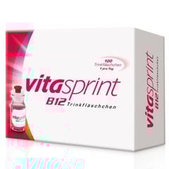 VITASPRINT B12 Trinkfläschchen - Hỗ trợ thần kinh, tăng sức khỏe, tăng sức đề kháng, hộp 100 lọ