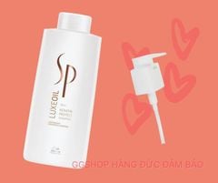 Wella SP Luxeoil Vòi bơm chai dầu gội xả 1000ml - Wella SP Dosierpumpe