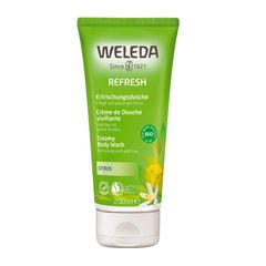 WELEDA Bio Refresh Shower Citrus - Sữa tắm thiên nhiên sảng khoái với hương chanh và cam, làm sạch & tăng dưỡng chất cho da, 200ml