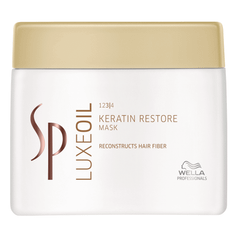 Wella SP Luxeoil Keratin Restore Mask - Mặt nạ ủ phục hồi tóc hư tổn, 400ml