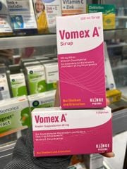 VOMEX A Sirup 330mg - Thuốc uống chống say xe, buồn nôn cho trẻ em hương vị thơm ngon, chai 100ml