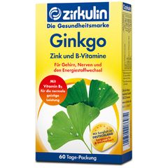 Zirkulin - Dinh dưỡng cho não, dây thần kinh và chuyển hóa năng lượng, hộp 60 viên.