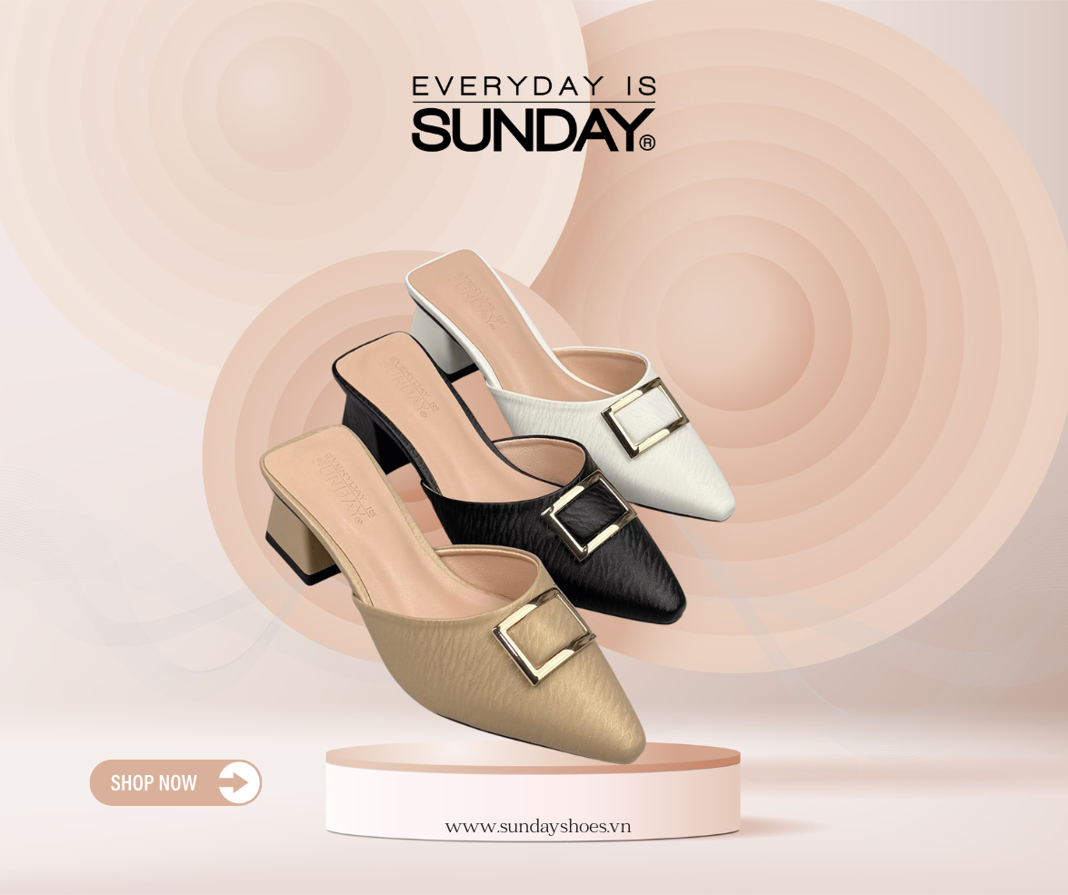 Giày sục phối khóa chữa nhật SUNDAY BB61