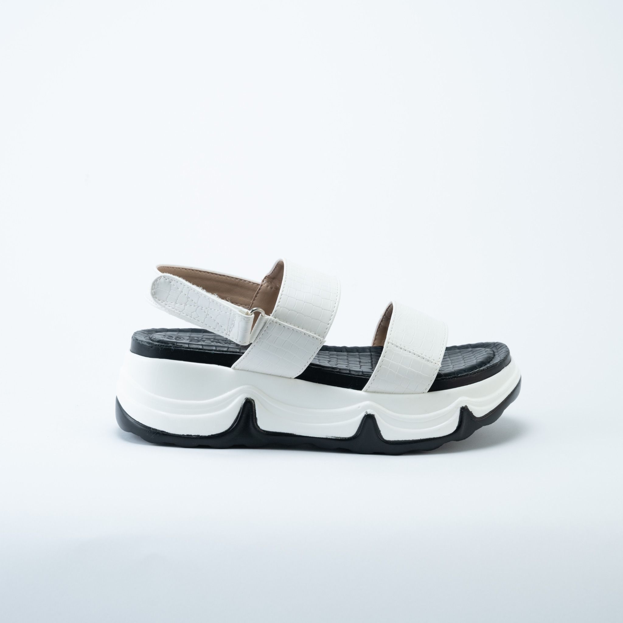 Sandal 2 quai ngang vân cá Sấu SD46