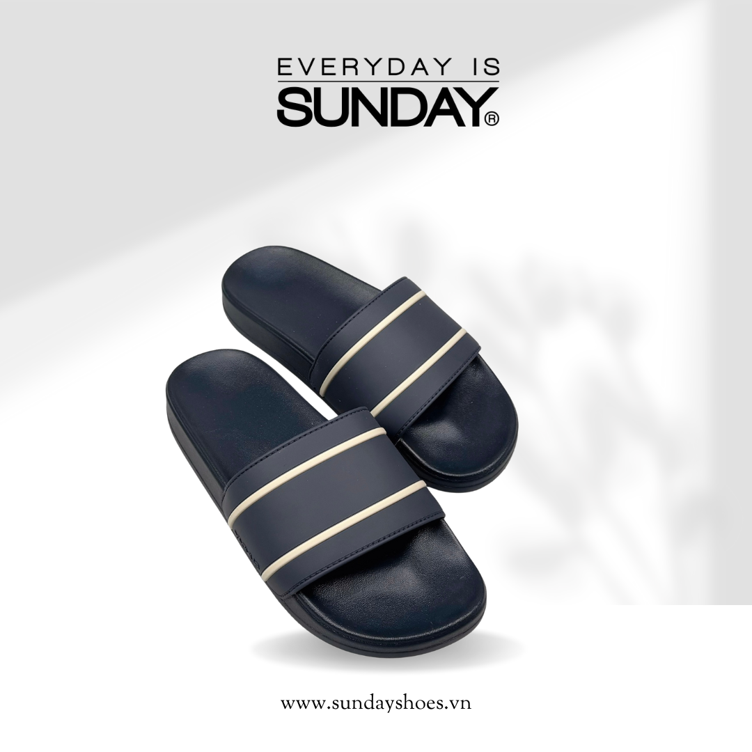 Dép Unisex quai phối 2 sọc SUNDAY UNS09