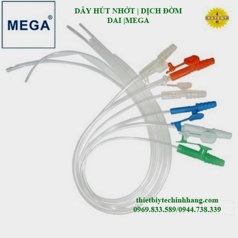DÂY HÚT NHỚT, DỊCH, ĐỜM DÃI CÓ NẮP MEGA