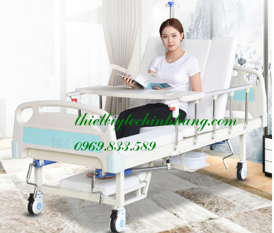 GIƯỜNG BỆNH NHÂN 3 TAY QUAY NAKITO A01-1S